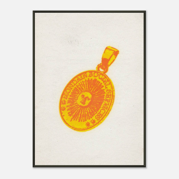 Mondain Amulet — Museum-Quality Matte Paper Metal Framed Poster