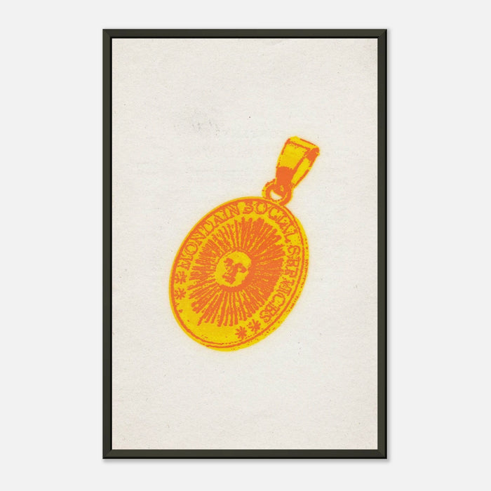 Mondain Amulet — Museum-Quality Matte Paper Metal Framed Poster