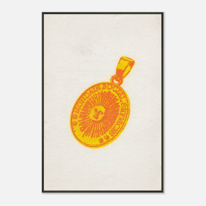 Mondain Amulet — Museum-Quality Matte Paper Metal Framed Poster