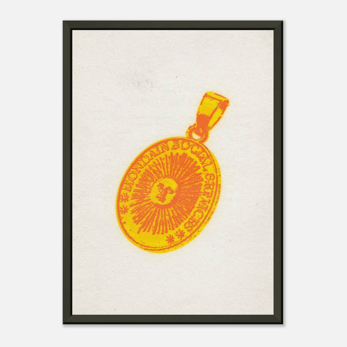 Mondain Amulet — Museum-Quality Matte Paper Metal Framed Poster