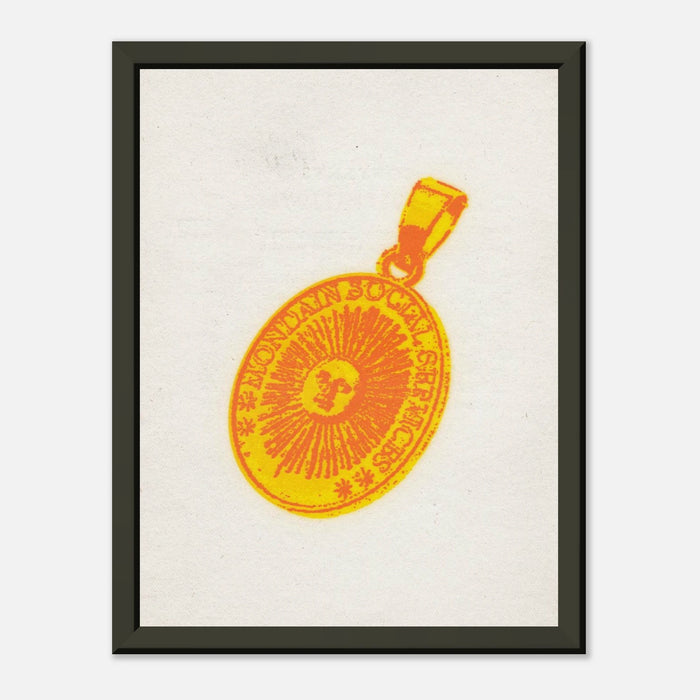 Mondain Amulet — Museum-Quality Matte Paper Metal Framed Poster