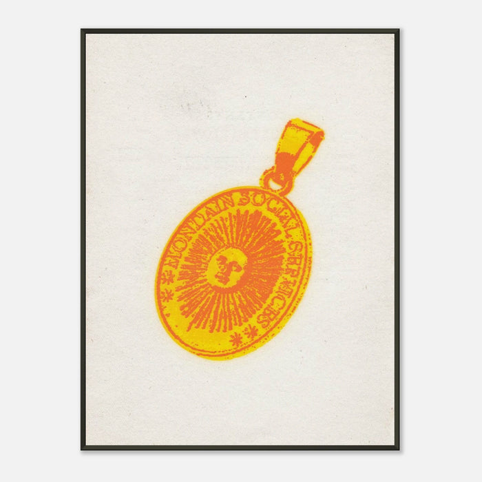 Mondain Amulet — Museum-Quality Matte Paper Metal Framed Poster