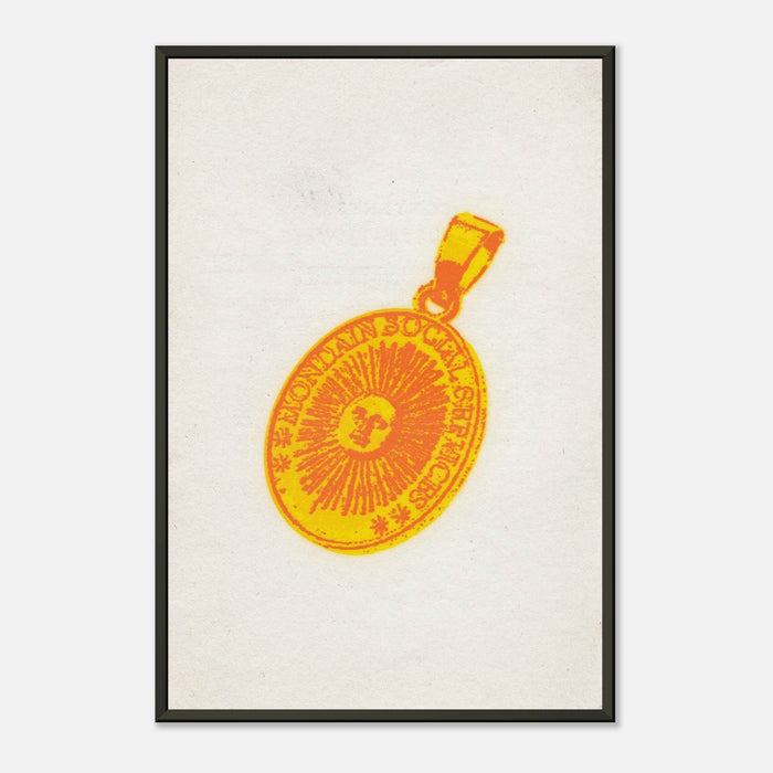 Mondain Amulet — Museum-Quality Matte Paper Metal Framed Poster