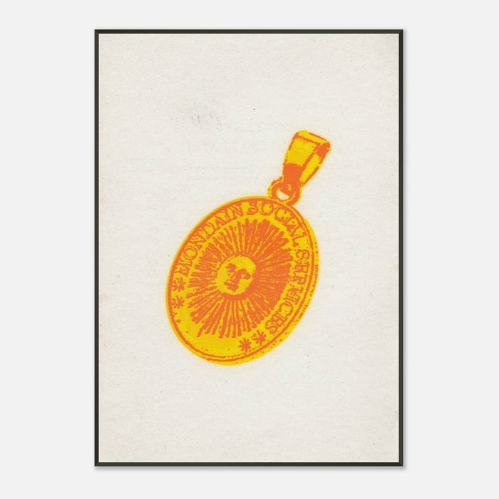 Mondain Amulet — Museum-Quality Matte Paper Metal Framed Poster